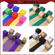 blesiya 6 rolls of crepe paper streamers crepe paper roll party decorations for making
