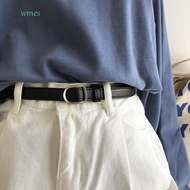WMES1 PU Leather Belts Gift Dress Women Jeans Decorative New Designer Thin Belt