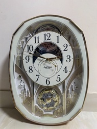 Rhythm Wall Clock Small World with Radio-Controlled Analog 日本經典麗聲鐘 (not sure about the functionality