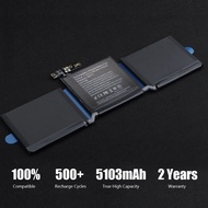 KRCB New Oem Compatible 58.2Wh A2171 Laptop Battery for McBook Retina 13.3'' A2159 Year 2019 A2289 A