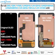 Original OLED For LG G8S G8X V50S ThinQ G810 G850 901LG V510N Pantalla lcd Display Touch Panel Screen Digitizer Assembly Repair