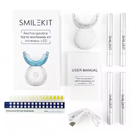 U-Shaped Rechargeable Light Quick Whitening Teeth Tooth Whitener Professional Teeth Whitening Kits f
