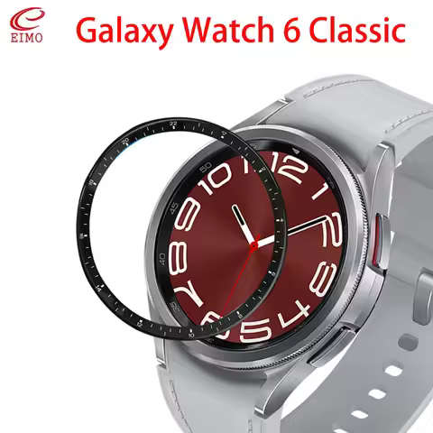 Bezel Ring For Samsung Galaxy Watch 6 Classic 47mm 43mm case PC Cover Bumper Smartwatch Accessorie W