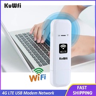 KuWFi 4G LTE B Modem Network 3G/4G B Dongle Universal Unlocked 4G SIM Wifi Adaptor