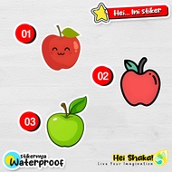 Apple Stickers, Cute Fruit Stickers, Cute Vinyl Waterproof Stickers