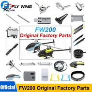 FLYWING FW200 RC Helicopter Parts Original Factory FW200 Parts Install Plate Tail Blade Strap Canopy