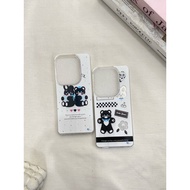 Cute case with bear, panda, butterfly, pink ribbon motif super gemoi, cute hot 50pro hot 50pro+ - te