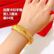 AND Hong Kong Bes Bea 9999 Gelang Emas Asli Wanita Gyophila G