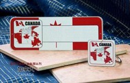 【國旗商品創意館】加拿大造型複寫停車牌+鑰匙圈/Canada/避免車子被砸、拖吊
