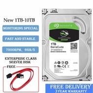 Seagate SkyHawk HDD 1TB/2TB/4TB/6TB/8TB/10TB 7200RPM Hybrid surveillance DVRs Dedicated Monitoring C