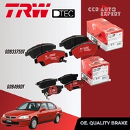 TRW Premium  ผ้าดิสเบรค หน้า  หลัง Honda Civic EK ผ้าใหญ่ รุ่นดิส 4 ล้อ ปี 1996-2000 TRW DTEC  ซีวิค