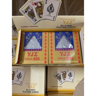 (Shipped Within 24 Hours.) (6 Decks) GOLD-888 Plastic Good Quality Poker Card Playing Card
