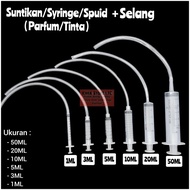 SUNTIKAN PARFUM 50ML + SELANG / SUNTIKAN TINTA/PARFUM FREE SELANG