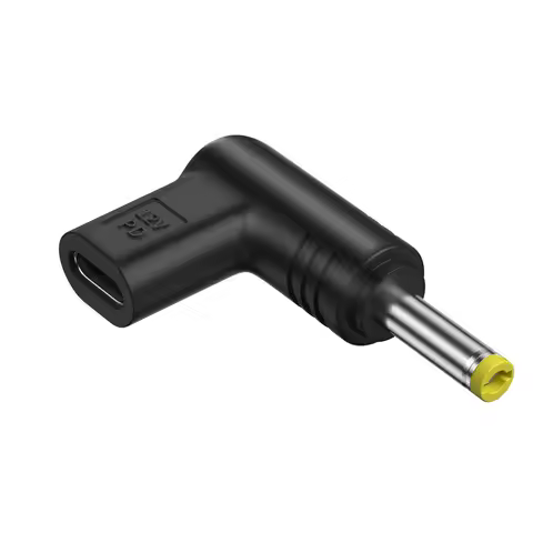 12V Type C To DC Jack Plug Charging Adapter PVC Type C USB-C To DC Power Adapter Multifunctional PD 