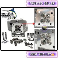 DASH110 FI / WAVE110 FI / EX5 DREAM110 FI CNC PORTING RACING HEAD 4VALVE 17/19 ESPADA