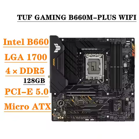 ASUS TUF GAMING B660M-PLUS WIFI DDR5 original desktop suitable for B660 motherboard LGA 1700 support