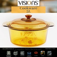 Visions 5L casserole Covered Dutch Oven Daisy Field