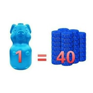 Bear-shaped toilet drop bottle