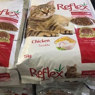 🔥Premium Cat Food Reflex Chicken Repack 1KG - Reflex Makanan Kucing Premium