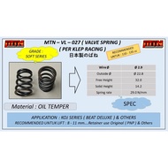 MTN Japan VL027 VL028 PnP KOJ GENIO Valve Spring BEAT deluxe 2020 up (top)