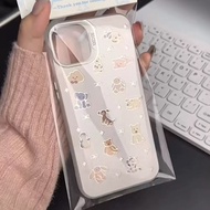 Super Cute Full Print Animal iPhone Case 🐻🐰 | Soft TPU Shockproof Cover | Trendy Cartoon Style for i