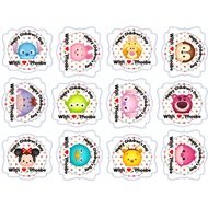 Custom Sticker Labels - Tsum Tsum - Happy Children's Day