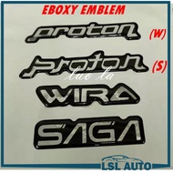 PROTON WIRA SAGA EBOXY EMBLEM LOGO ( 1PCS )
