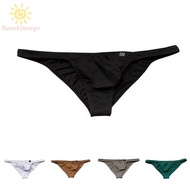 【SUNAGE】Mens Underwear Convexity Low Waist Pouch Pure Cotton Thong Ventilation【HOT Fashion】