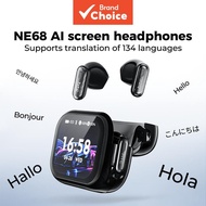 HTC NE68 Earphone AI Translator Earbud Touch Screen Headphones Bluetooth 6.0 TWS Translate 134 Langu