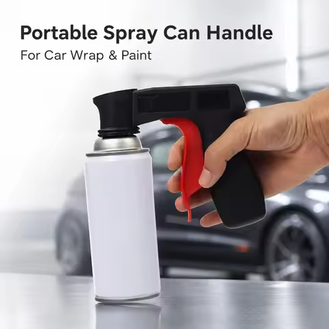 Universal Plastic Portable Paint Spray Gun Handle Full Grip Trigger Locking Collar Car Wrap Spray Ma