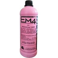 EM4 EM 4 1L Fisheries Probiotic Fertilizer Aquaponic Fish Pond 1 Liter PINK