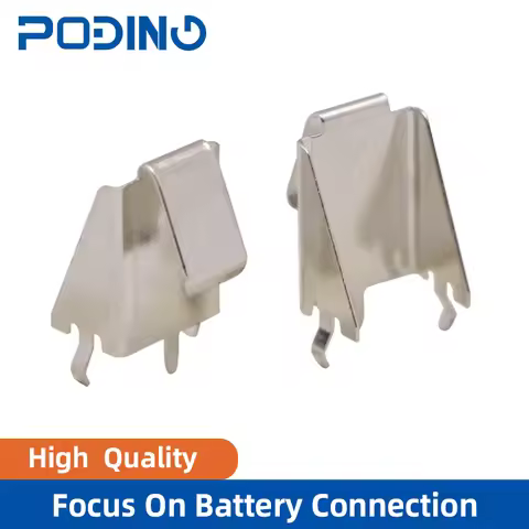 100pcs/lot Spring Steel Nickel Plated AA, CR2, CR123A, 9 Volt THM Leaf Spring Battery Contact 590
