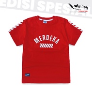 Baju Merdeka 17 Agustus Anak Kaos Kemerdekaan Merah Putih MERRRDEKA