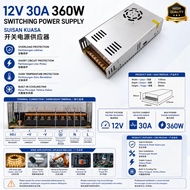 RS-PS12V30A 12V 30A 360W Power Supply for CCTV & LED Lighting