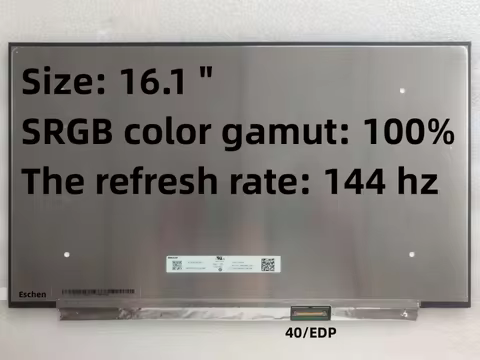 16.1" IPS 144Hz Laptop LCD Screen N161HCA-GA1 NV161FHM-NY1 NV161FHM NY3 NX1 NX2 NH1 NV161FHM-NH0 Mat