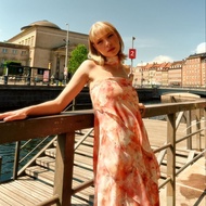 XSSL PRE จัดส่ง 27 DEC lookbookthesignature texas dress sunset ชุดเดรสไปงาน