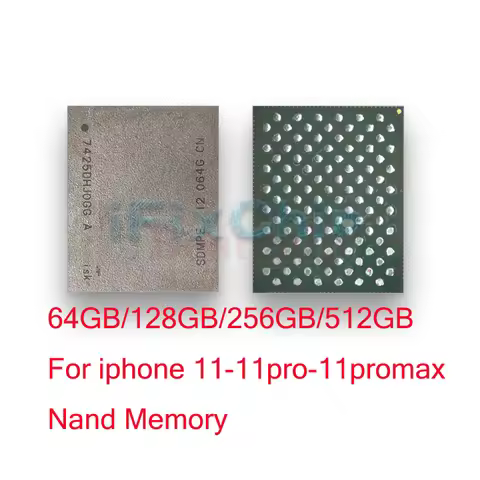 64GB 128GB 256GB 512GB HDD Nand IC chip For iPhone 11 12 11PRO 11 PRO MAX Memory Flash IC