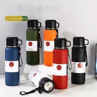 High quality BOSS 316 stainless steel thermos - retains heat for 8-12 hours, leak-proof, lid used as