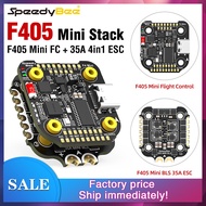 SpeedyBee F405 Mini Stack Flight Controller FC BLS 35A V2 3-6S 20x20 4-in-1 ESC Dual BECs for RC FPV