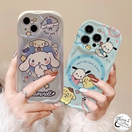 Cartoon Puppy Couple Box Love Heart Dog Pochacco Cinnamoroll Laurel For VIVO Y02s Y21s Y17s Y35 Y22 