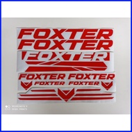 ◬ ◊☜ FOXTER Bike Vinyl Sticker Decal for Mountain Bike and Road Bike