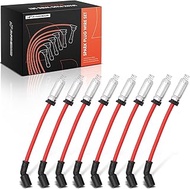 A-Premium 8 PCS Spark Plug Wires Compatible with Chevrolet Silverado 1500, Tahoe, Suburban, Express 