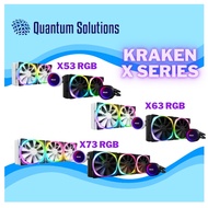 NZXT Kraken X53 / X63 / X73 WITH AER RGB LCD Display AIO LIQUID COOLER - Black / White ( 240MM / 280MM / 360MM )