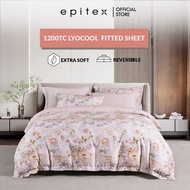 Epitex Lyocool Cotton 1200TC Printed Bedsheet Without Quilt Cover | Bedset | Fitted Sheet