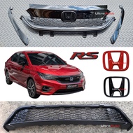 Honda City GN2 RS Front Grill Lower Grill ABS OEM Black Grilles (With RS Emblem &amp; Logo) 2020 2021 2022