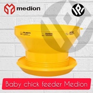 DOC feeder Medion without lid Baby chick feeder Medion place to eat chicks