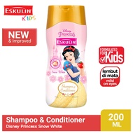 Shampo Anak Perempuan Eskulin Kids Shampoo & Conditioner 200ml Perawatan Rambut Anak Halus Dan Tebal