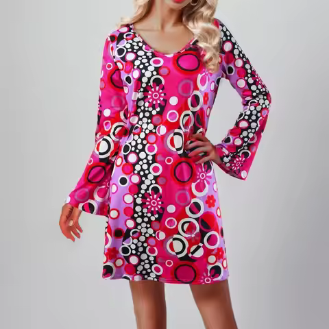 Women'S Elegant Dresses Outfits 70s Disco Outfit Women 7 Pcs 70'S Disco Dress Costume Hippie Clothes