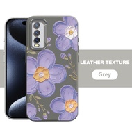 Purple Flowers Case For VIVO Y20A Y20I Y12S Y12A Y30G Y11S Y7S V17 NEO Y21S Y21T Y33S Y33T S1 PRO Y1