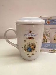 Peter Rabbit Mug with lid / Mug Happy Smiley Face 杯 水杯 咖啡杯 茶杯